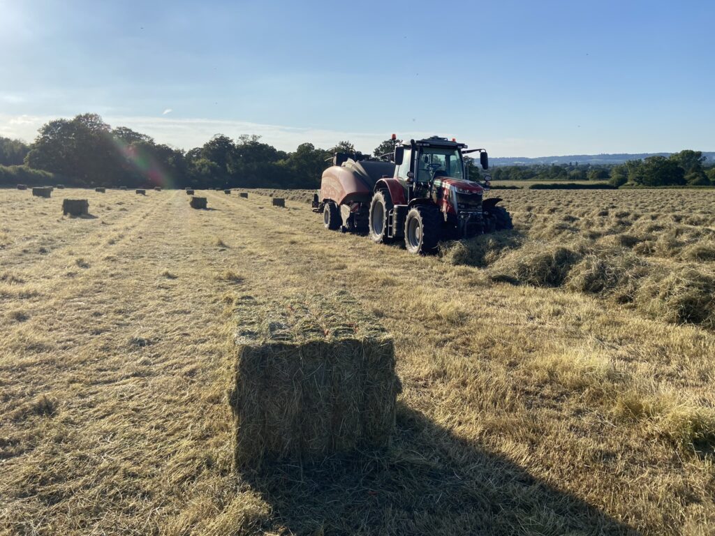 Baling Haylage