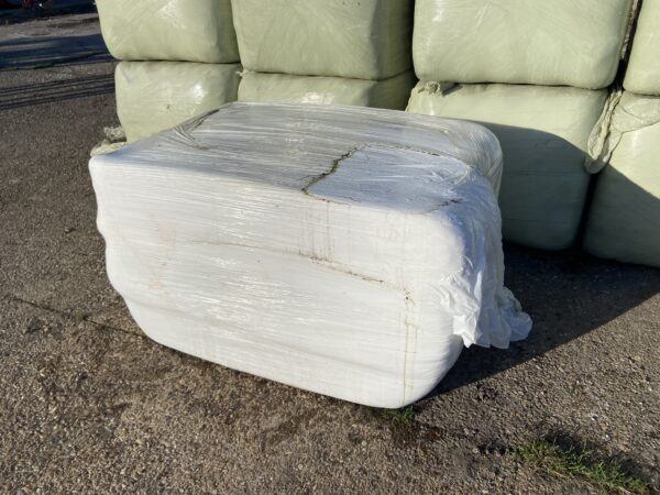 White Haylage Big Bale